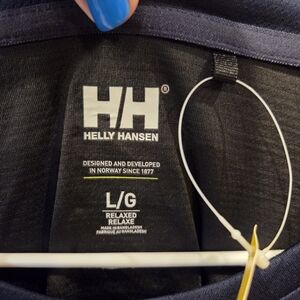 Helly Hansen Lifa Active Solen T-Shirt Navy Men's Large New Sports Outdoors